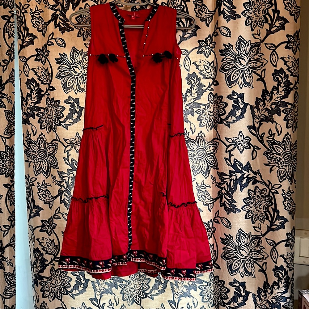 Pretty dark pink summer dress